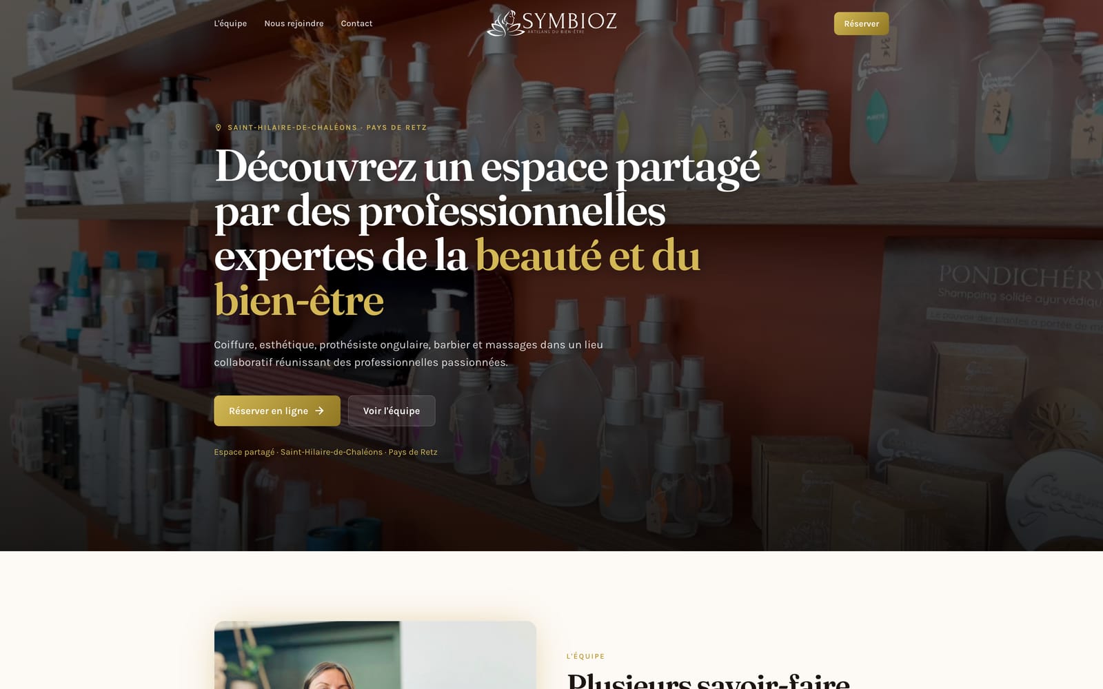 Site web client - Symbioz
